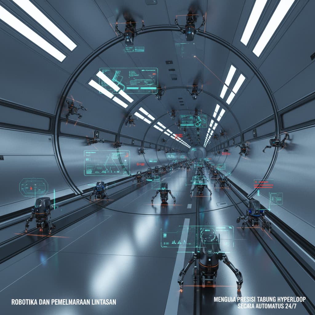 Robotika dan Pemeliharaan Lintasan: Menjaga Presisi Tabung Hyperloop Secara Otomatis