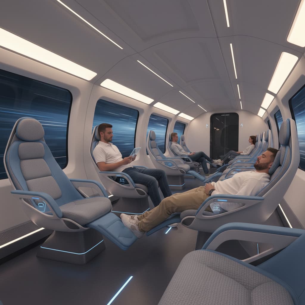 Interior Masa Depan: Mendesain Kenyamanan Penumpang di Dalam Kapsul Hyperloop