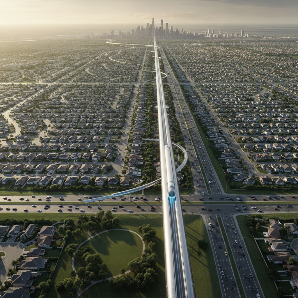Hyperloop dan Urban Sprawl: Akankah Geografi Tempat Tinggal Kita Berubah Total?