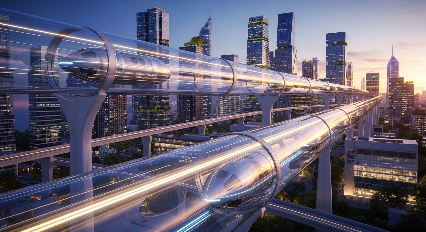 Infrastruktur Masa Depan: Desain Jalur dan Tabung Hyperloop